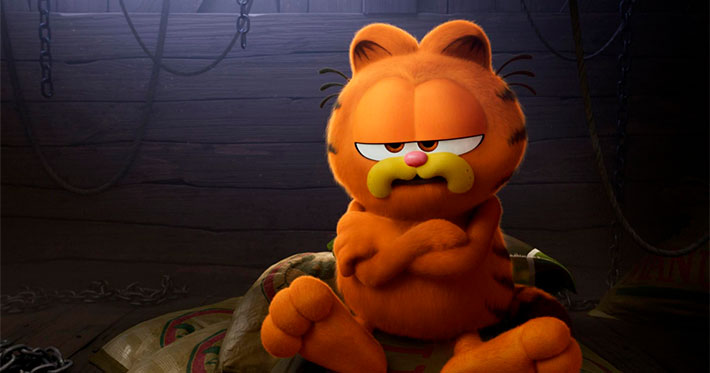 Garfield ganó su primer fin de semana en los cines